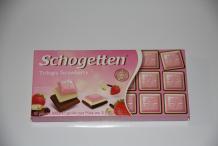 Шоколад Schogetten Йогурт-клубника  100 гр*15шт Германия 